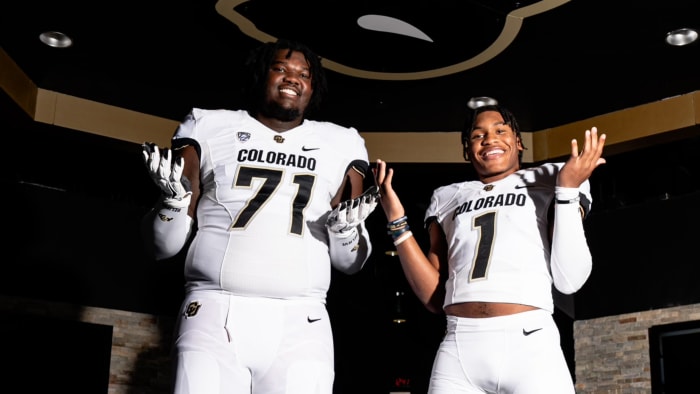 JacQawn McRoy and Drelon Miller at CU